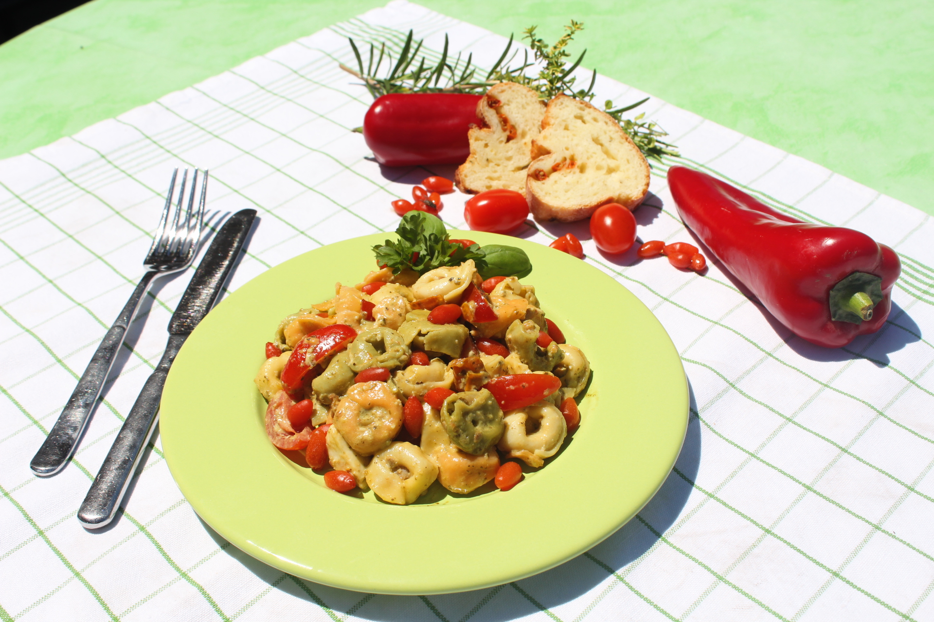 Gemischter Salat mit Goji Beeren